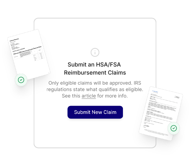 Submitting a receipt and Letter of Medical Necessity to an HSA/FSA administrator for reimbursement